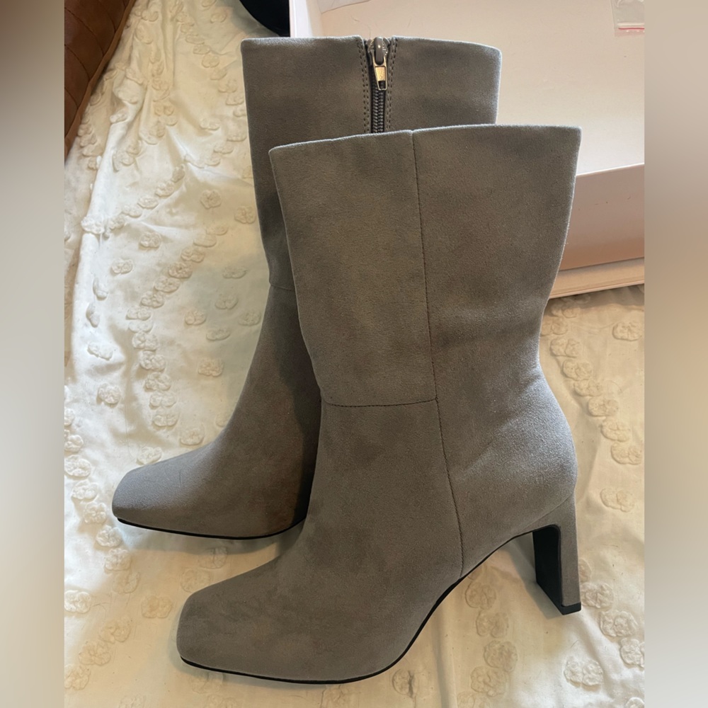 Super cute! Soft and comfortable! Suede dress boots - Picture 3 of 3